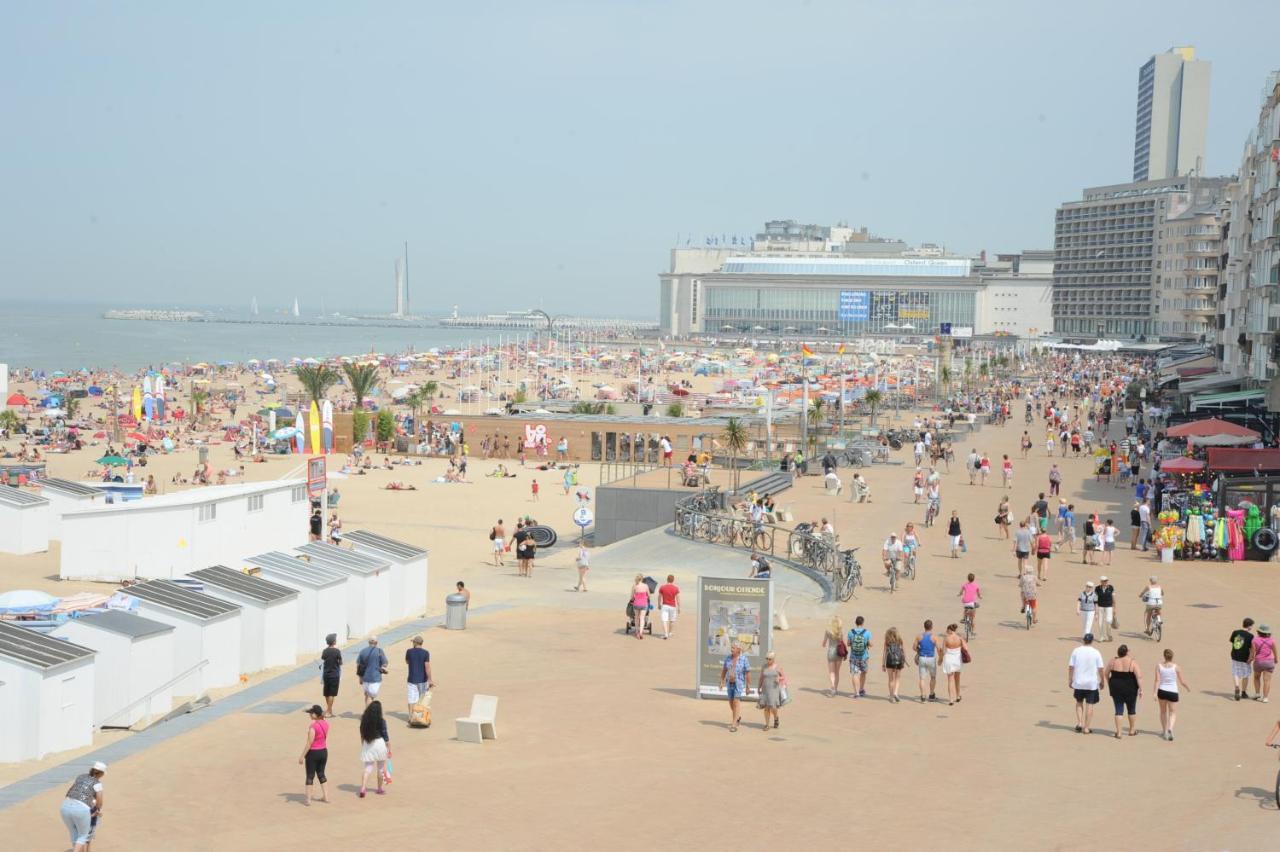 Studio Direct Aan Het Hoofdstrand Van Oostende - Naast Casino Leilighet Eksteriør bilde